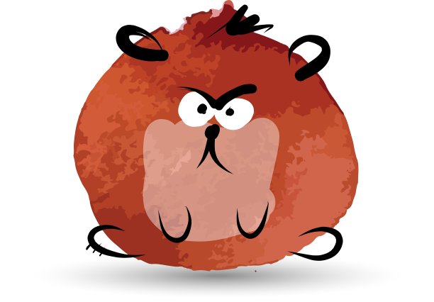 有趣的熊水彩画为您的设计图片下载