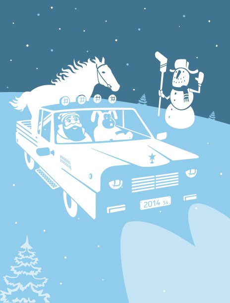 圣诞老人开始工作图片下载