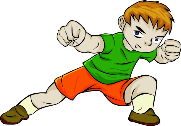 空手道的男孩图片下载