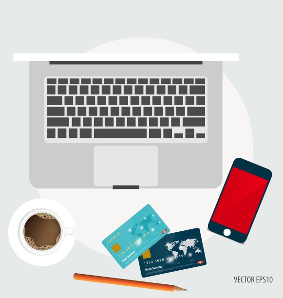 购物支付概念购物集合图片下载