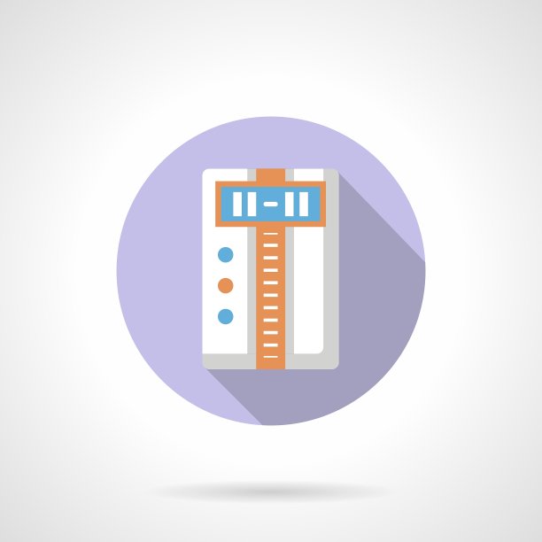 温度控制器扁圆图标图片下载