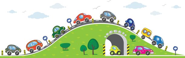 路上的汽车图片下载