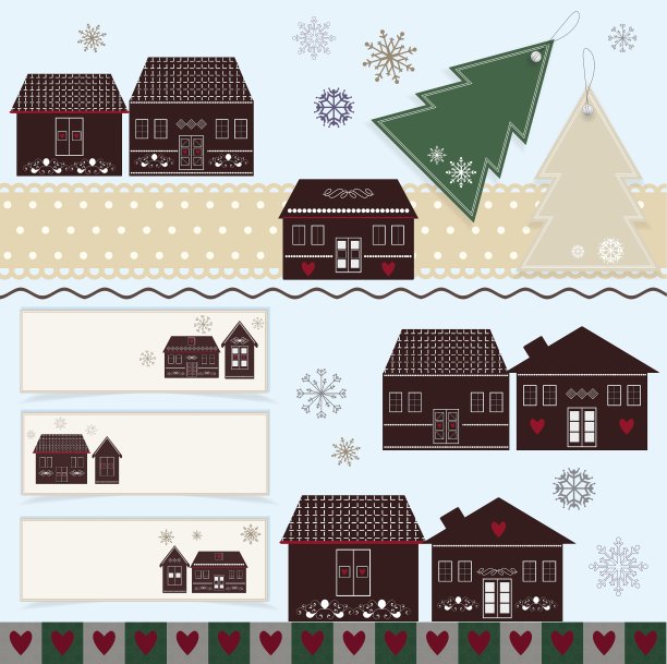 圣诞节剪贴簿图片下载