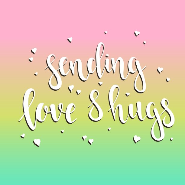 发送爱和拥抱图片下载