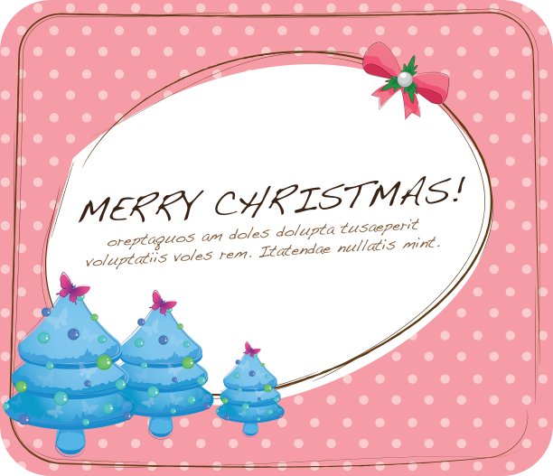 可爱的圣诞卡片图片下载