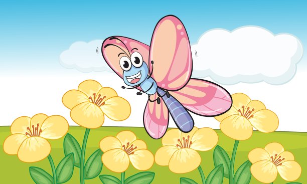 卡通蝴蝶图片下载