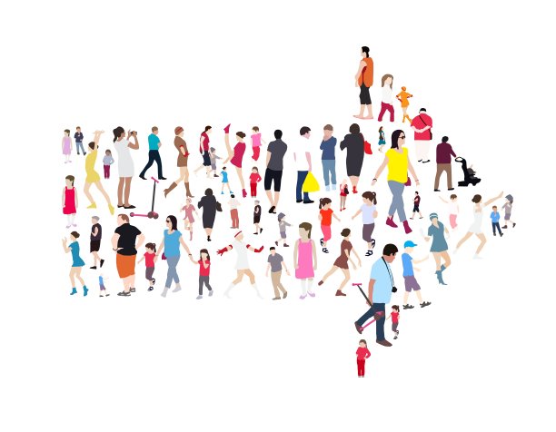 一组人，孩子，成年人，老人图片下载