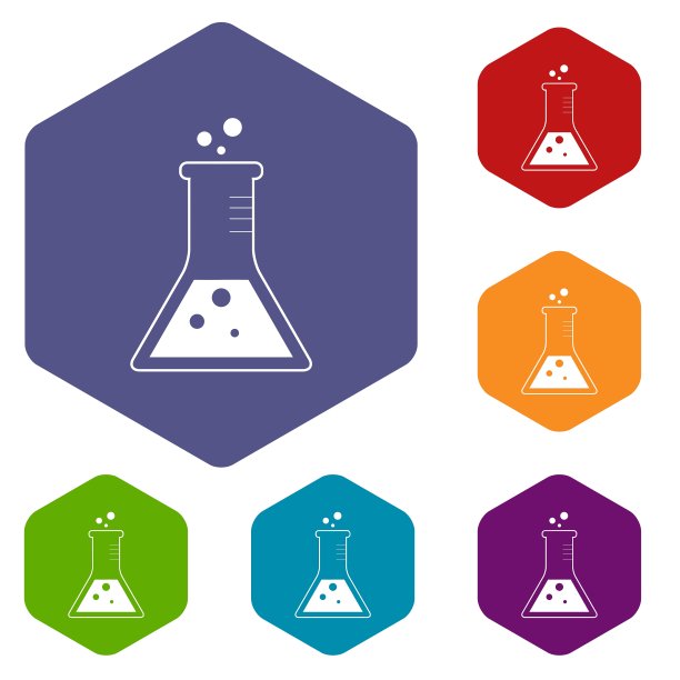 实验菱形图标图片下载