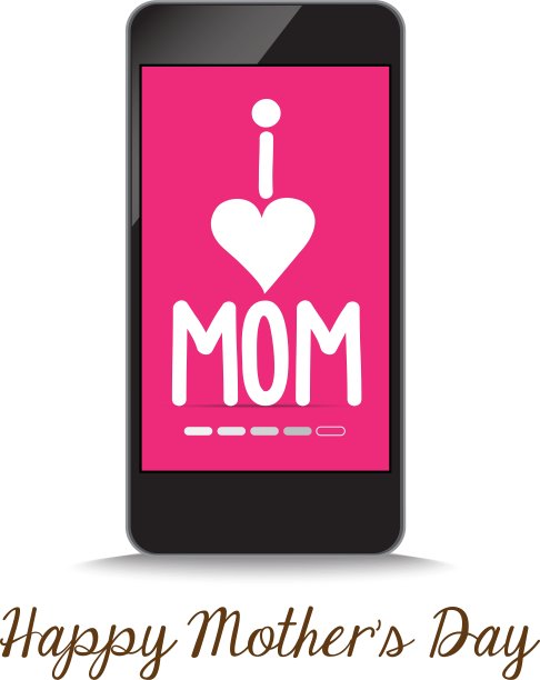 我通过电话爱妈妈图片下载