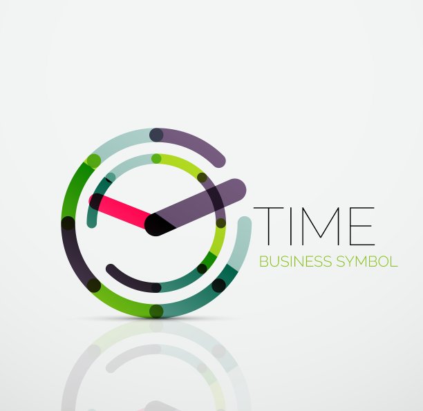 抽象的标志概念时间概念或时钟图片下载