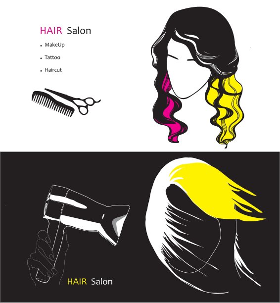 美发沙龙模板图片下载