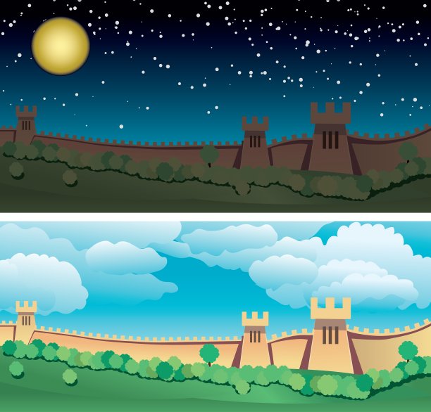 中国的长城素材图片