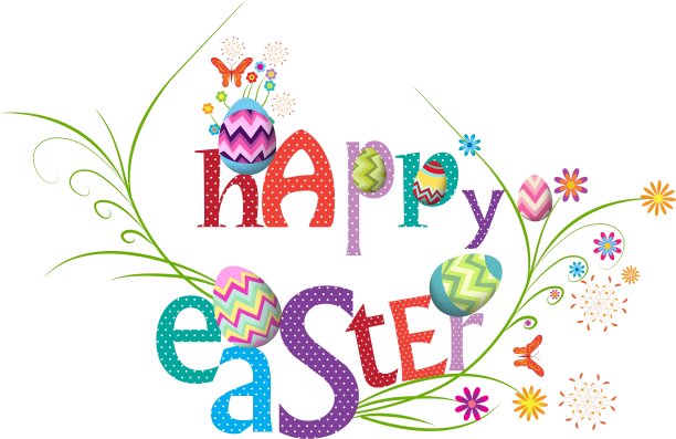 复活节鲜花贺卡快乐图片下载