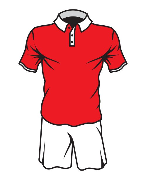 足球球衣5大小图片下载