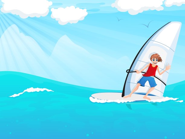 帆板运动图片下载