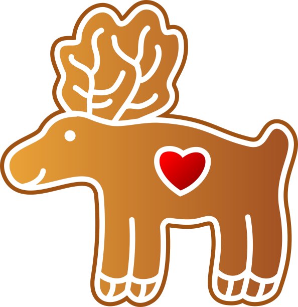 姜饼麋鹿图片下载