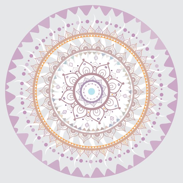 曼荼罗印度装饰图案图片下载