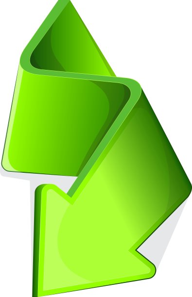 带有绿色箭头的图标图片下载