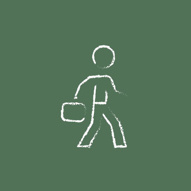 带着公文包图标的商人走了进来图片下载