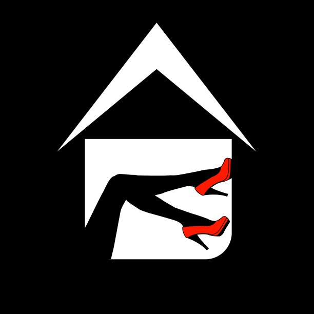 标志为设计师鞋或内衣业务图片下载