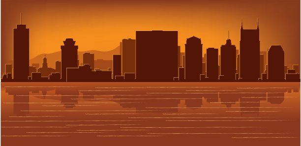 田纳西州纳什维尔的天际线图片下载