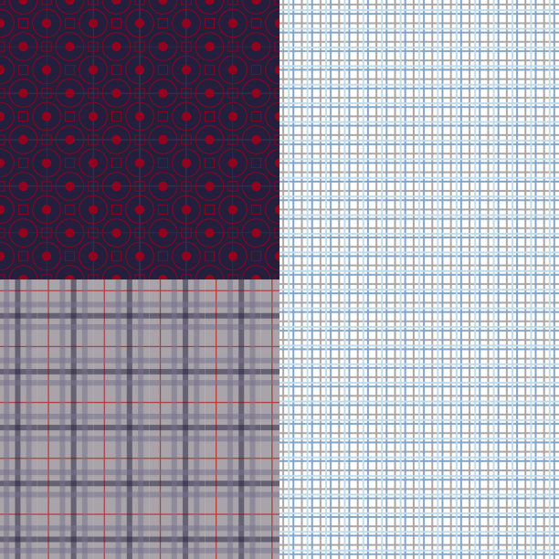 一套几何无缝图案背景图片下载