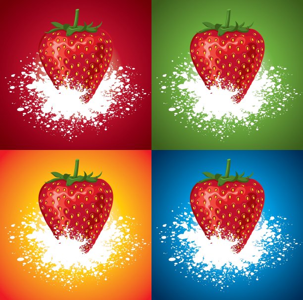 草莓的背景图片下载