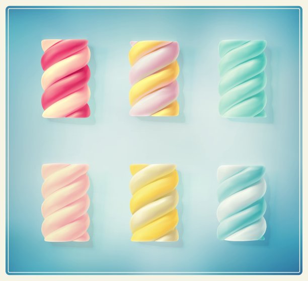 扭曲的棉花糖图片下载