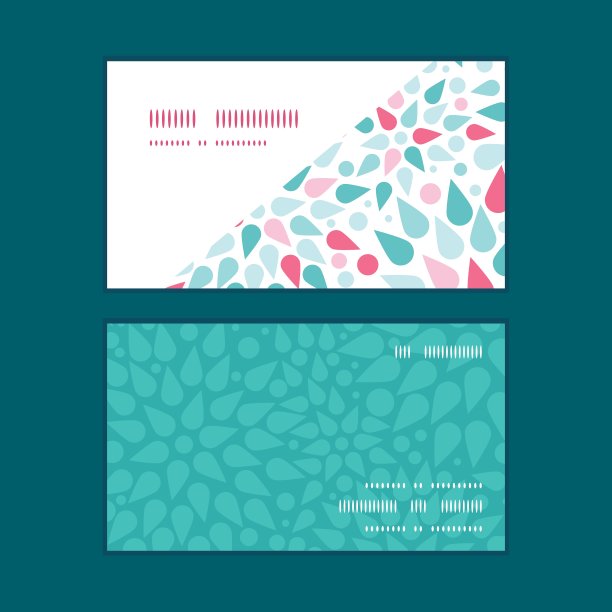 抽象的彩色滴水平角图片下载