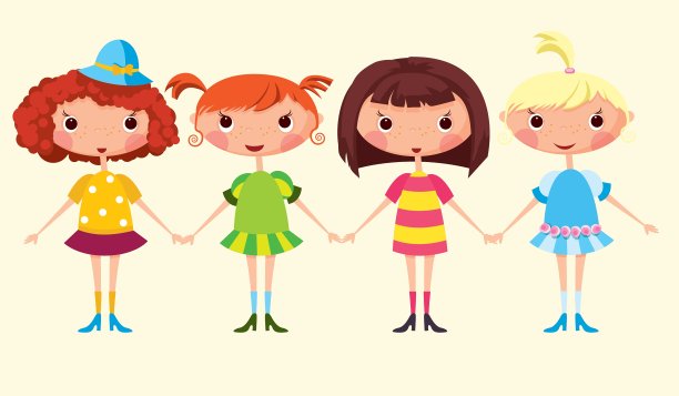 卡通女孩图片下载