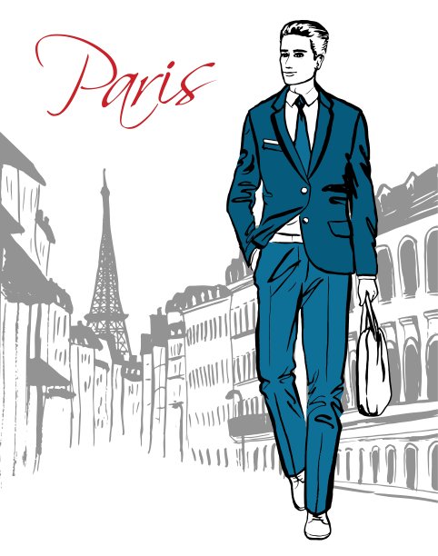 走在街上的人图片下载