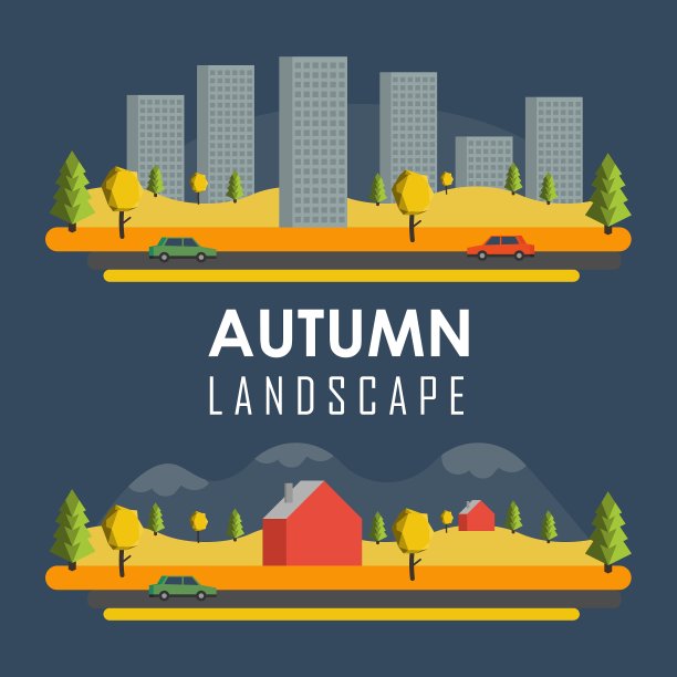 农村秋天横幅图片下载