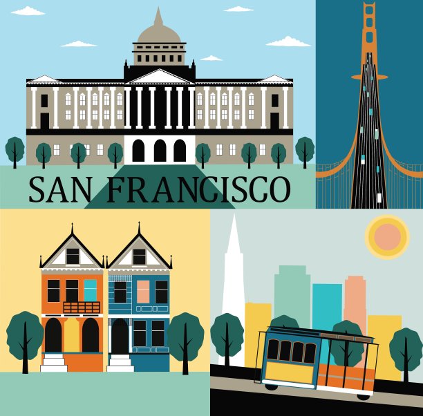 加州旧金山图片下载