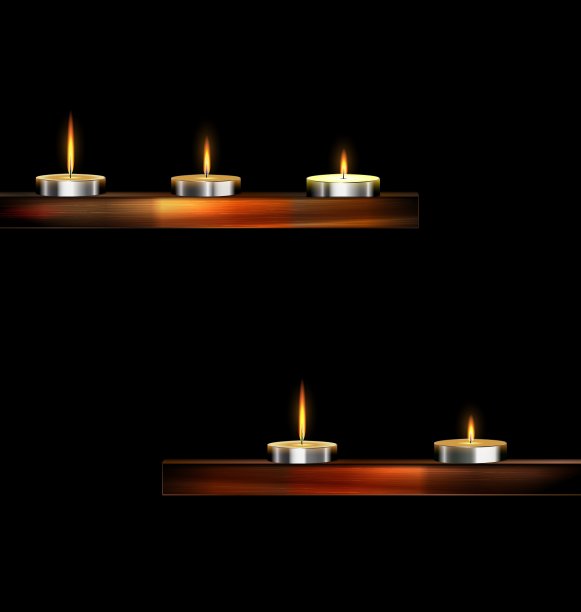 燃烧的小蜡烛图片下载