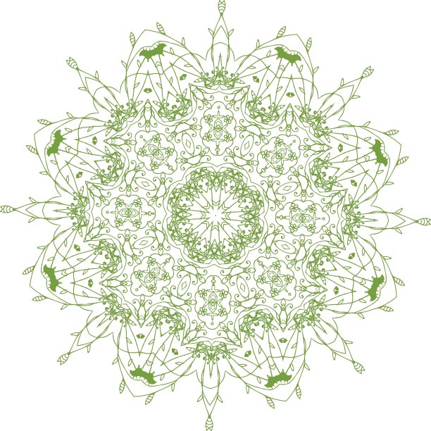 阿拉伯式花纹装饰图片下载