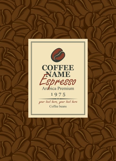 设计咖啡标签图片下载
