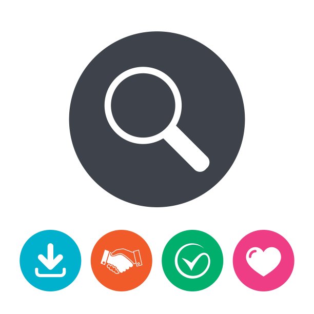 放大镜玻璃标志图标缩放工具导航图片下载