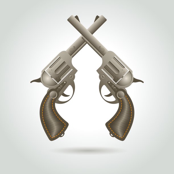 左轮手枪武器元件图片下载