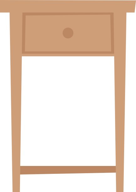 床头柜、小桌、家俱平放图片下载