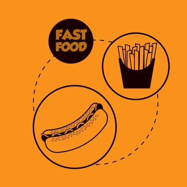 平面快餐设计图片下载