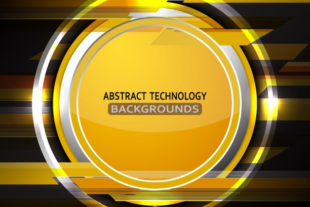 抽象圆金背景图片下载