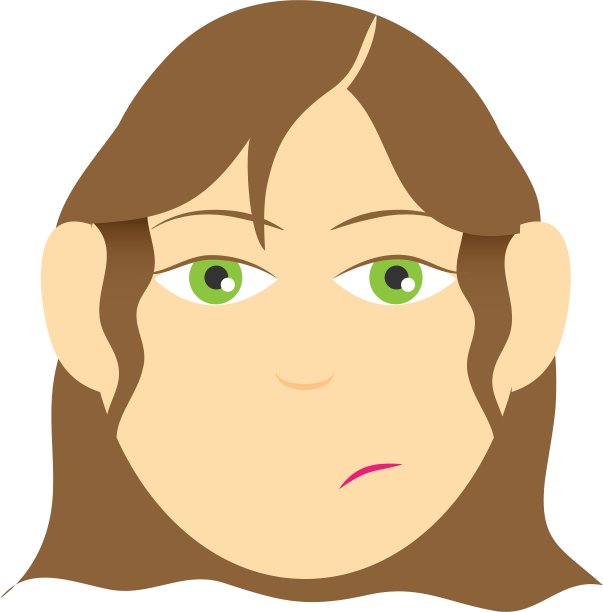 女人的特写肖像图片下载