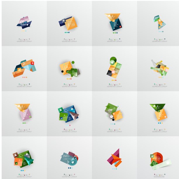 现代几何造型设计通用图片下载