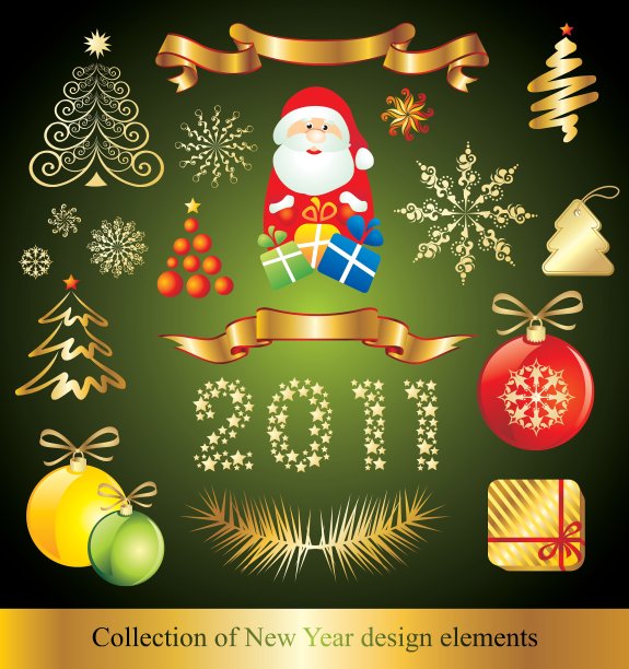 庆祝活动的设计元素图片下载