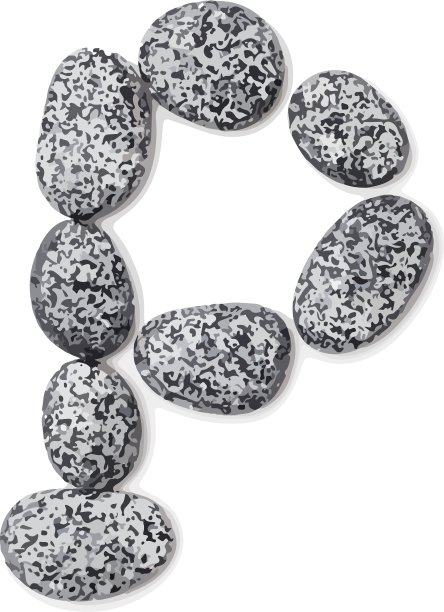 石头的字体图片下载