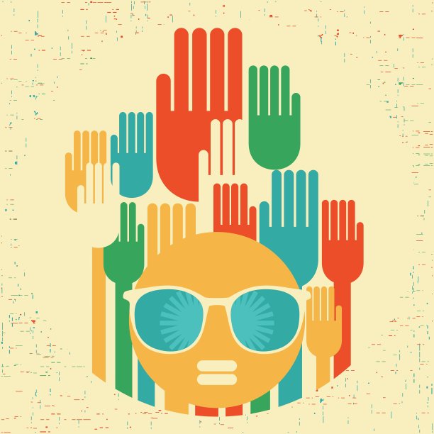 黑头女人，有着奇怪的发型图片下载