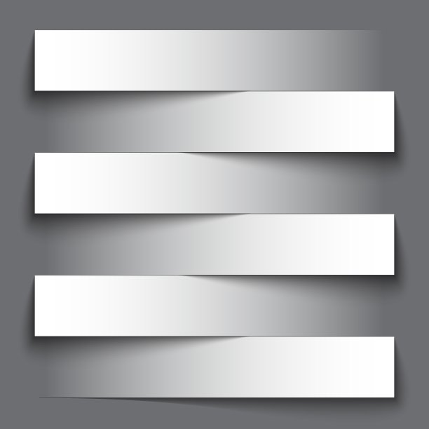 信息图与空白纸条幅图片下载