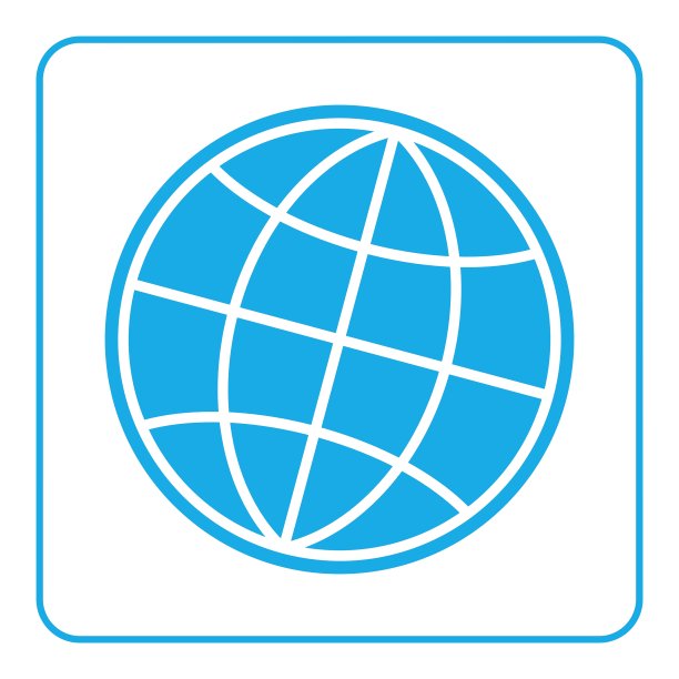 地球仪图标，全球世界标志图片下载