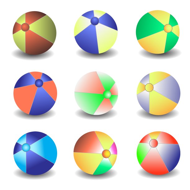 沙滩球图片下载