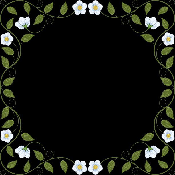 古董花框架图片下载